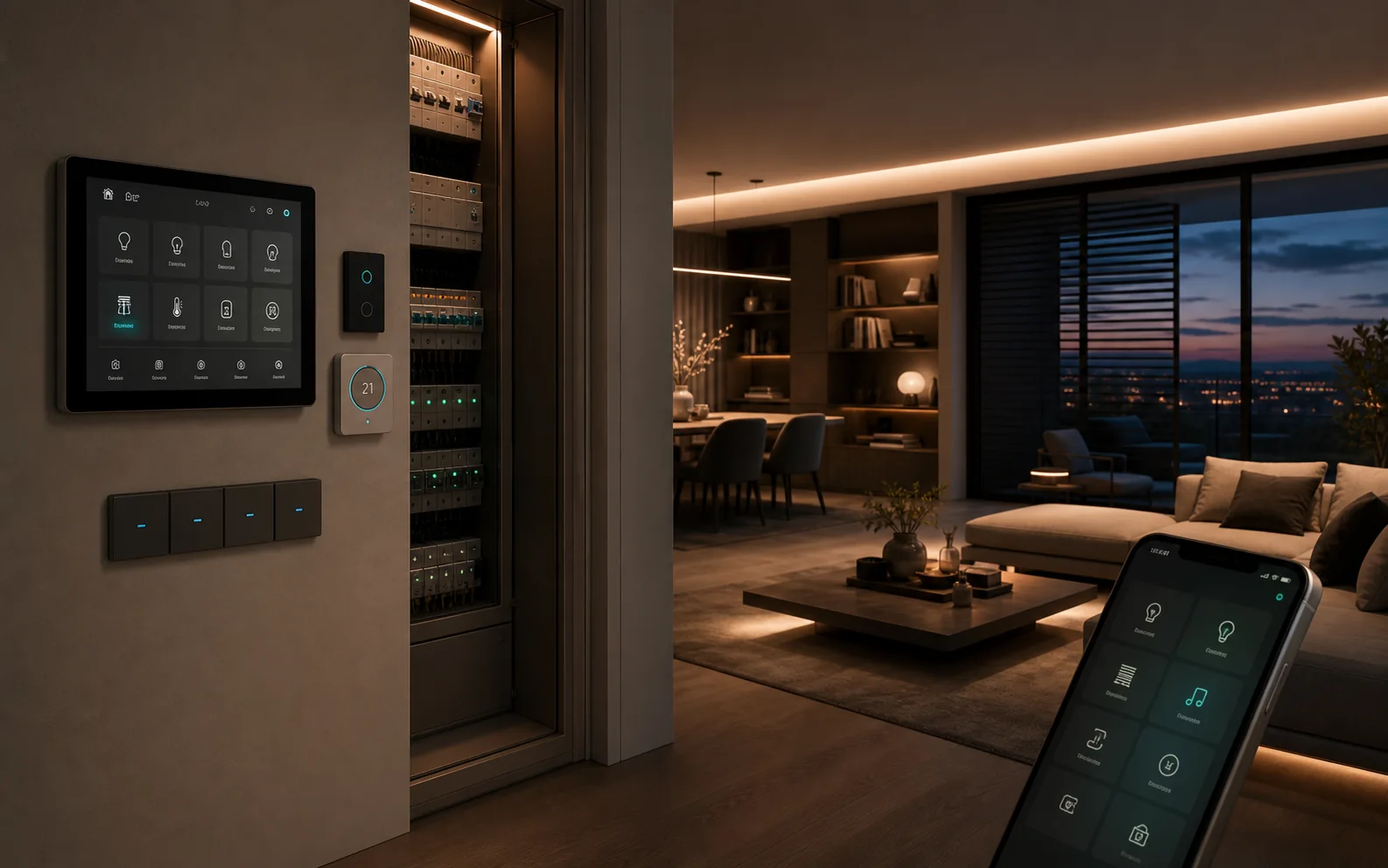 Vivienda premium con domotica, iluminacion y control energetico
